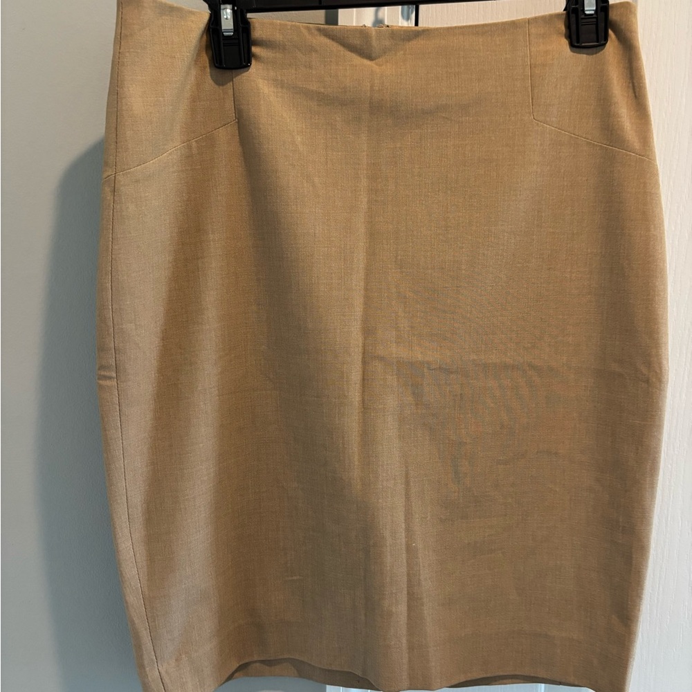 The Limited Beige Pencil Skirt
